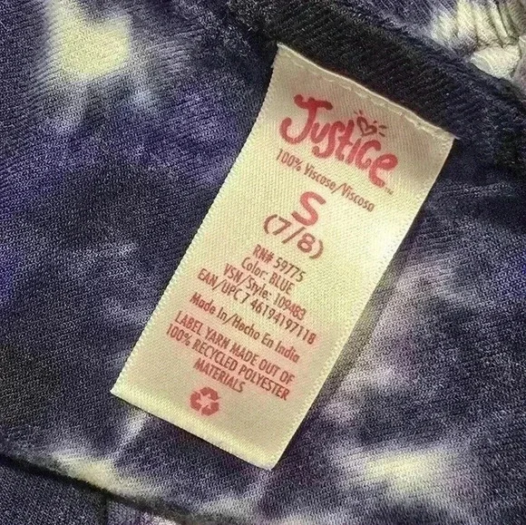 Justice Tie Dye Romper - Picture 8 of 8